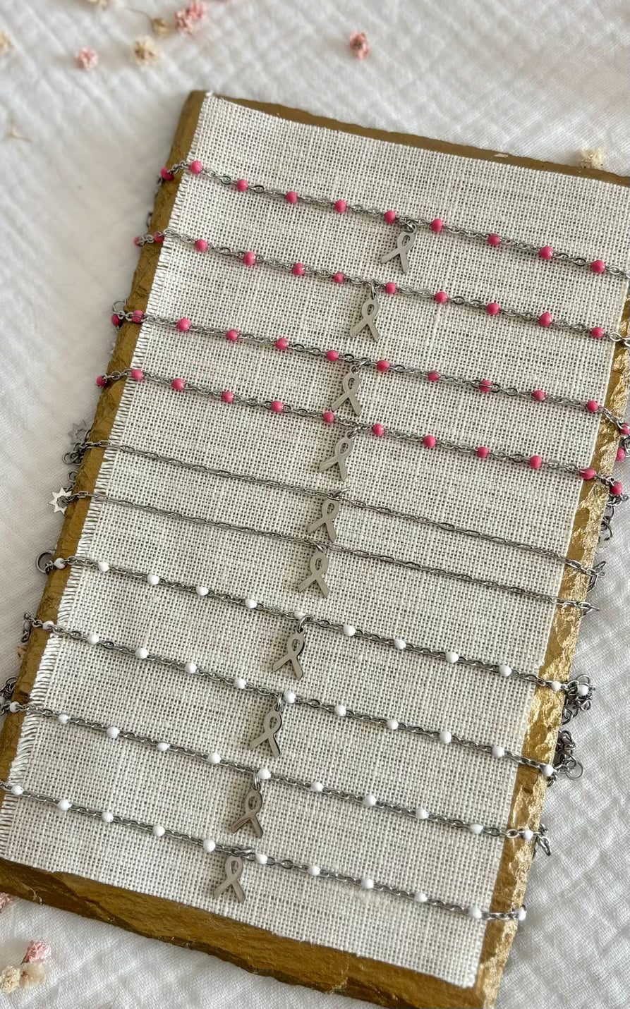 Bracelets Octobre Rose