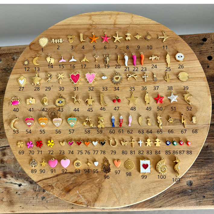 Bijoux Charms dorés