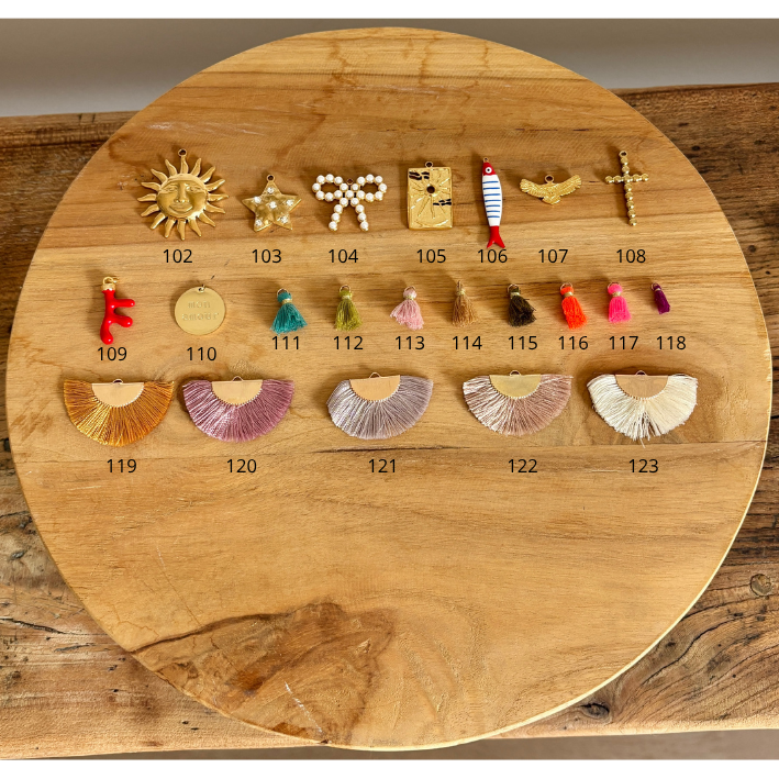 Bijoux Charms dorés