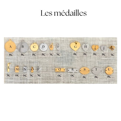 Bijoux gravure dorés