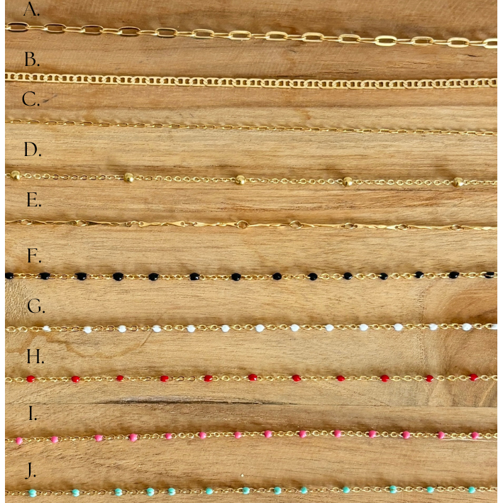 Bijoux Charms dorés