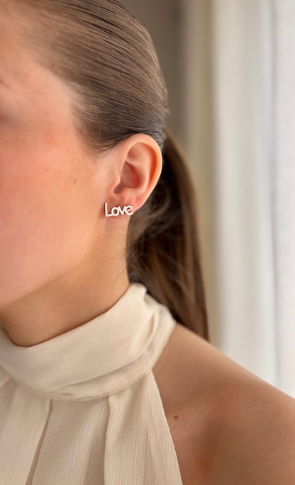 Boucles d'oreilles LOVE