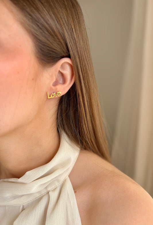 Boucles d'oreilles LOVE